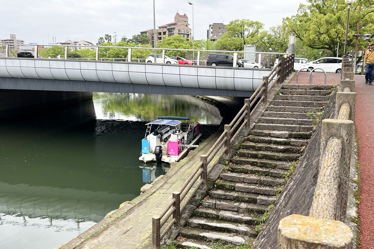 甲突橋下 乗り場